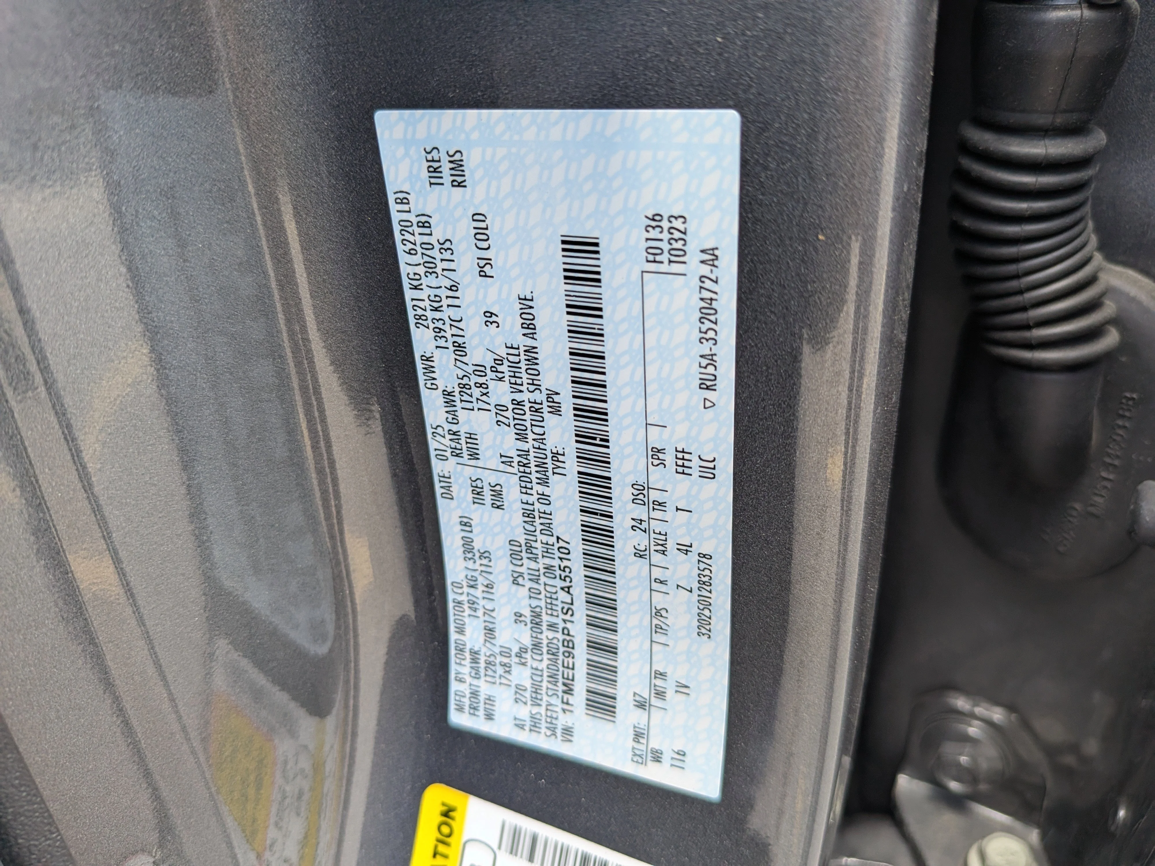 Certified Used 2025 Light Blue Clearcoat Metallic Ford Badlands image 35