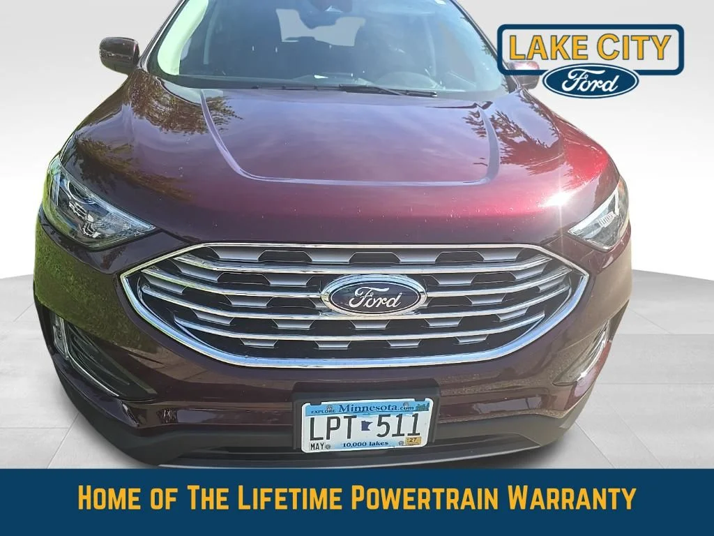 Used 2022 Burgundy Velvet Metallic Tinted Clearcoat Ford SEL image 10