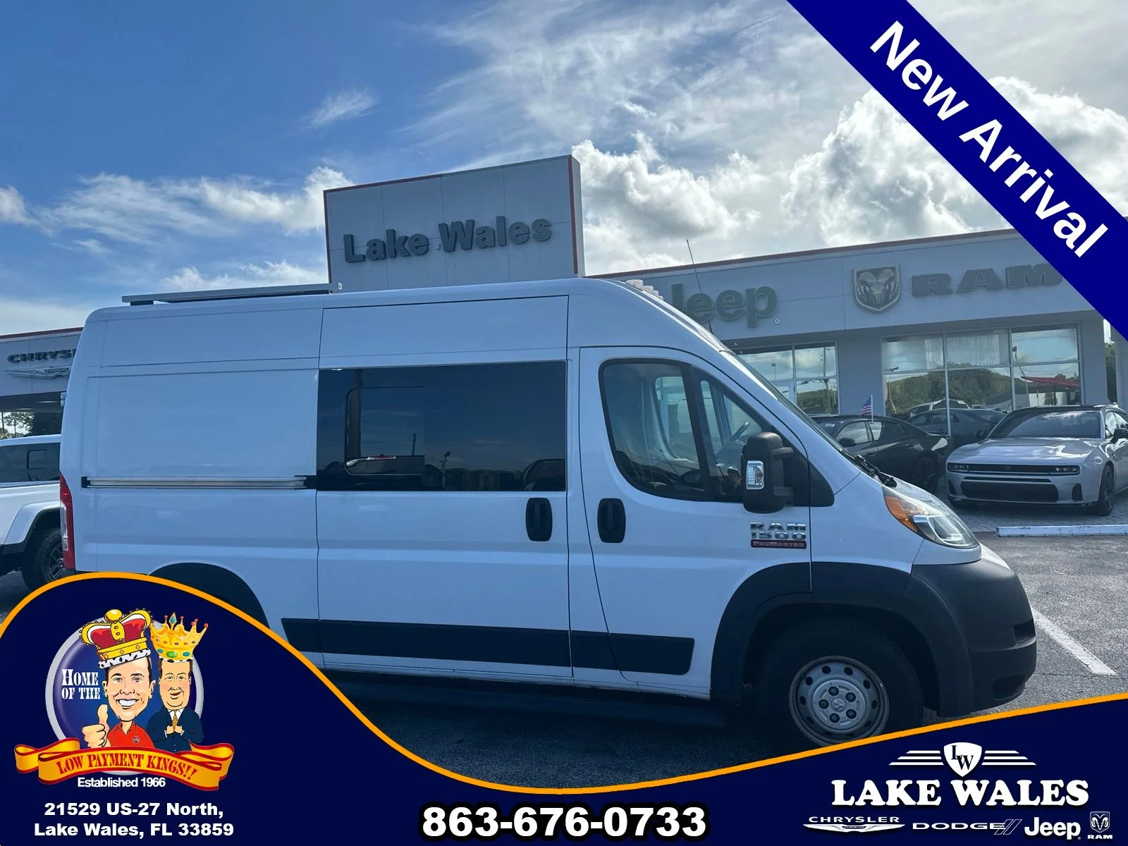 Used 2019 White Ram Base image 2