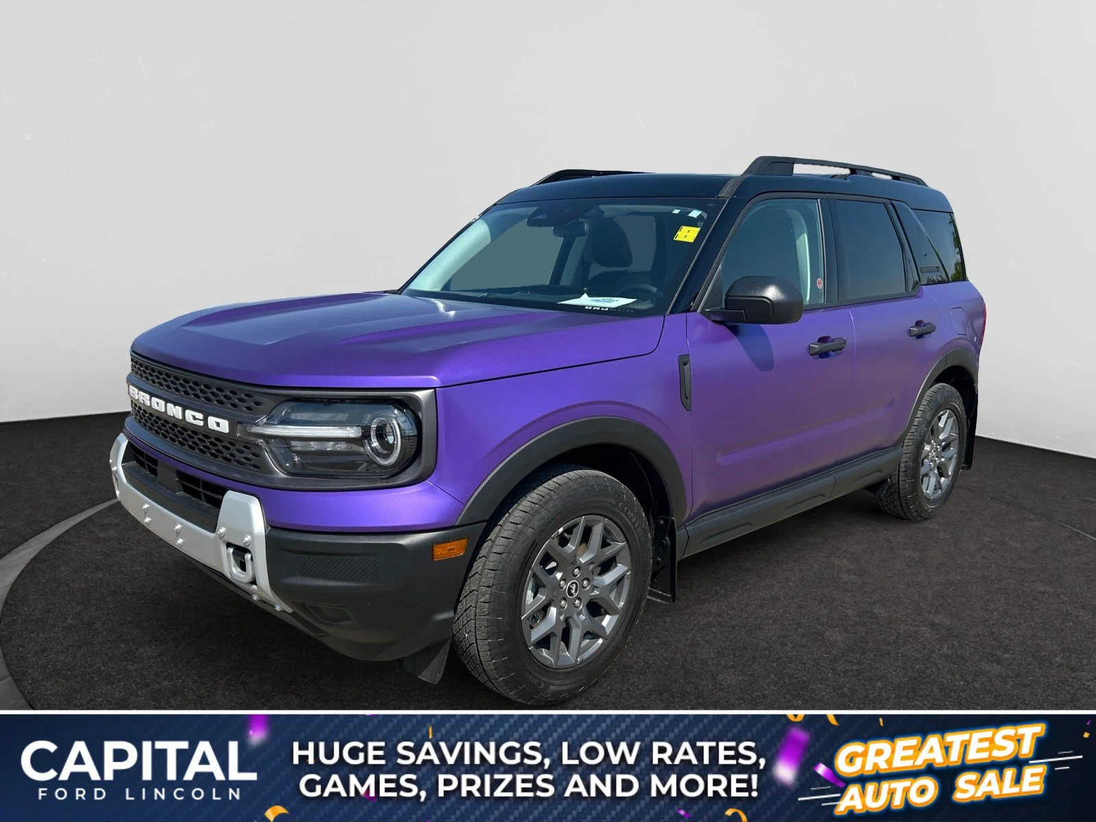 New 2026 Shadow Black Ford Big Bend *Purple Edition* image 1