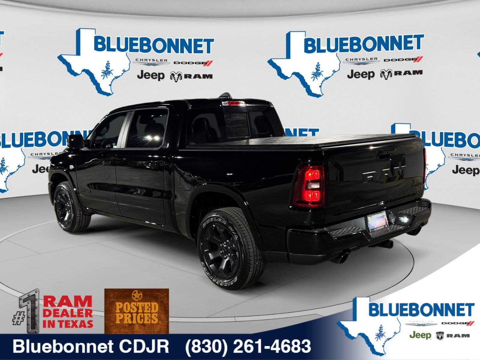New 2026 Diamond Black Crystal Pearl-Coat Exterior Paint RAM Big Horn image 7