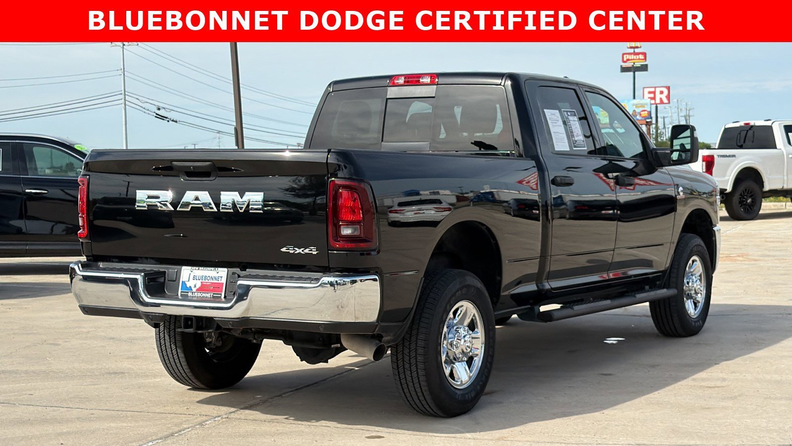 Used 2025 Diamond Black Crystal Pearlcoat Ram Tradesman image 5
