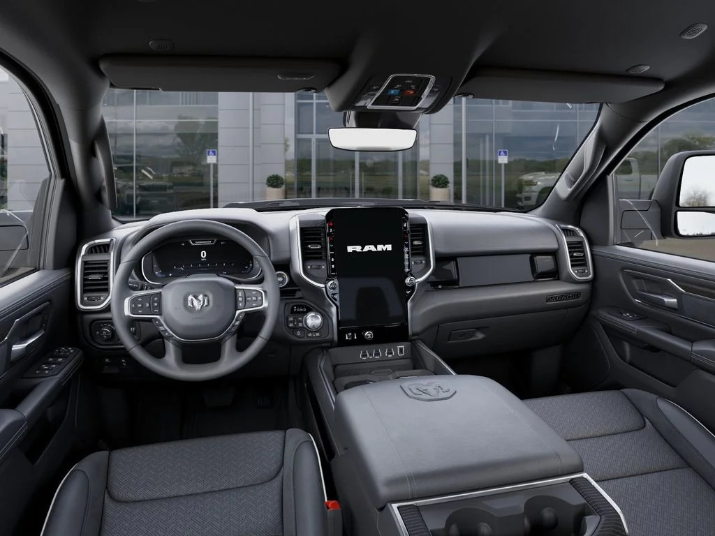 New 2026 Bright White Clear-Coat Exterior Paint RAM Laramie image 14