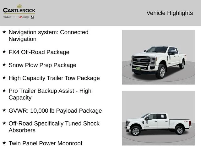 Used 2022 White Ford Platinum image 2
