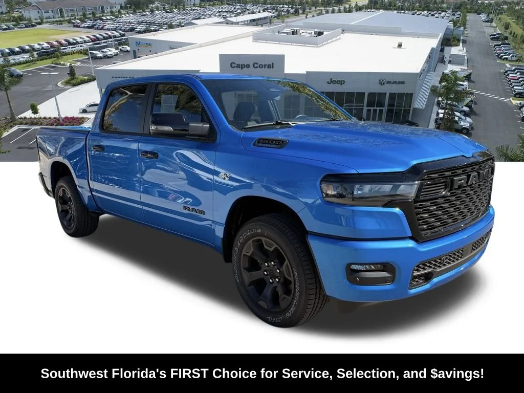 New 2026 Hydro Blue Pearlcoat RAM Big Horn/Lone Star image 2