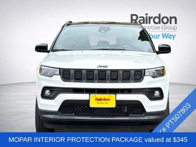 Used 2023 Bright White Clearcoat Jeep Latitude image 3