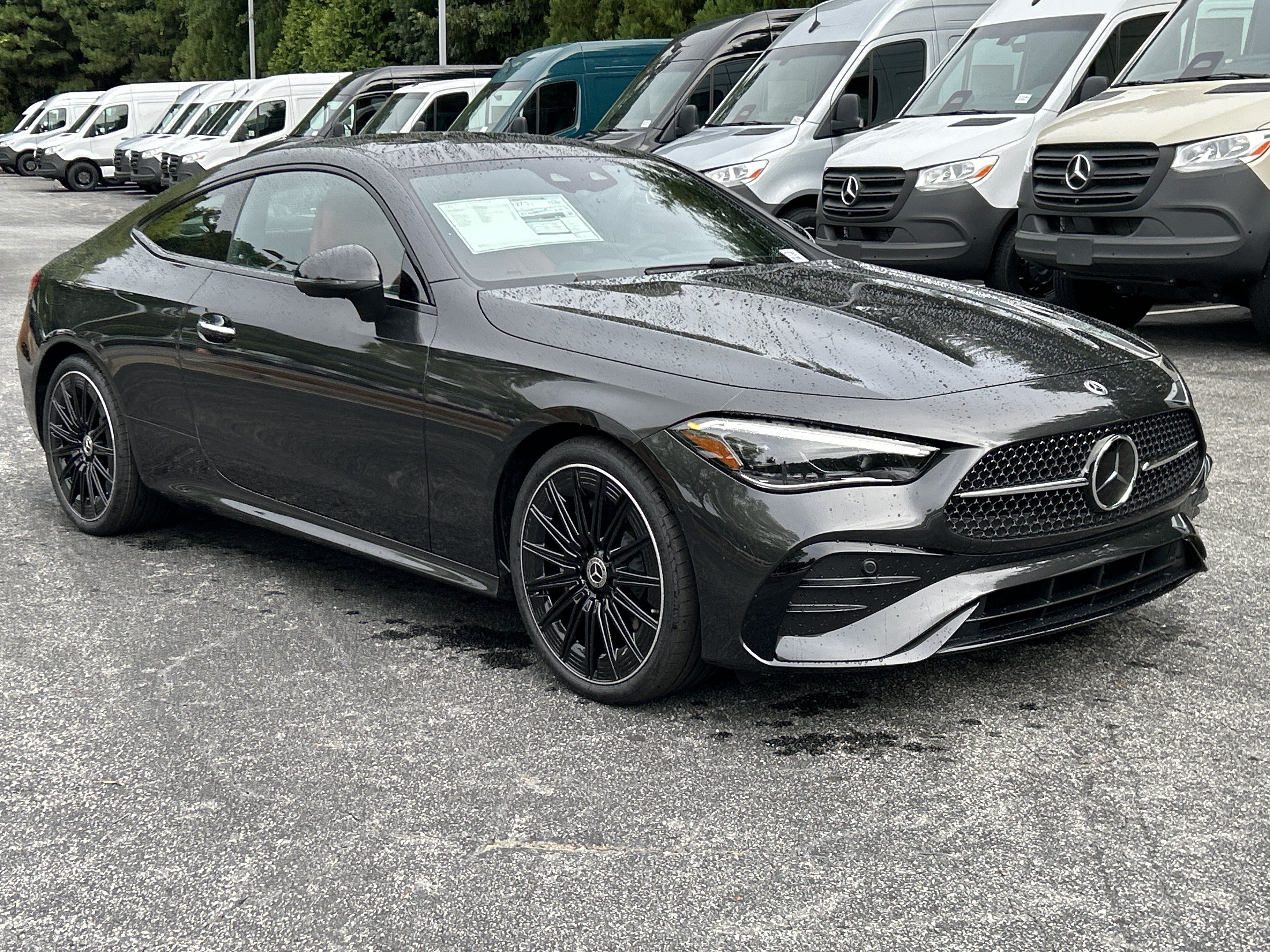 New 2026 Graphite Grey Metallic Mercedes-Benz CLE 300 4MATIC® Coupe image 4