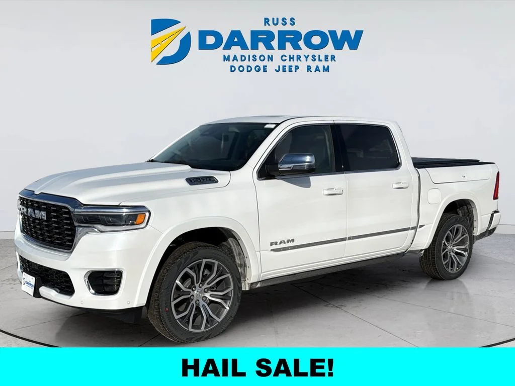 New 2026 Ivory White Tri-Coat Pearl-Coat Exterior Paint RAM Tungsten image 1