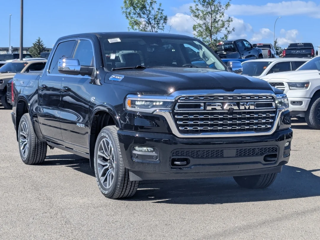 New 2026 Black RAM Limited Longhorn - - 4x4 - 5.7L HEMI V8 eTorque - Premium Leather - Pano Sunroof & More! image 2