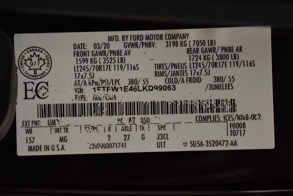 Used 2020 Black Ford XLT image 33