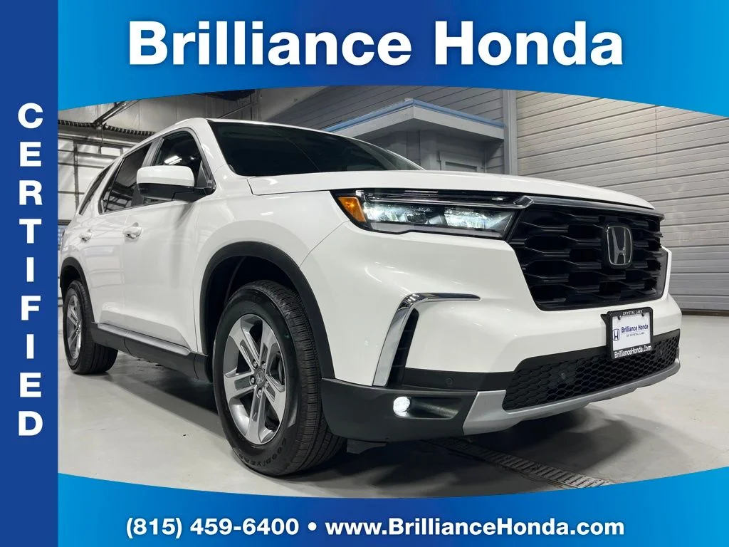 Certified Used 2023 Platinum White Pearl Honda AWD EX-L image 1
