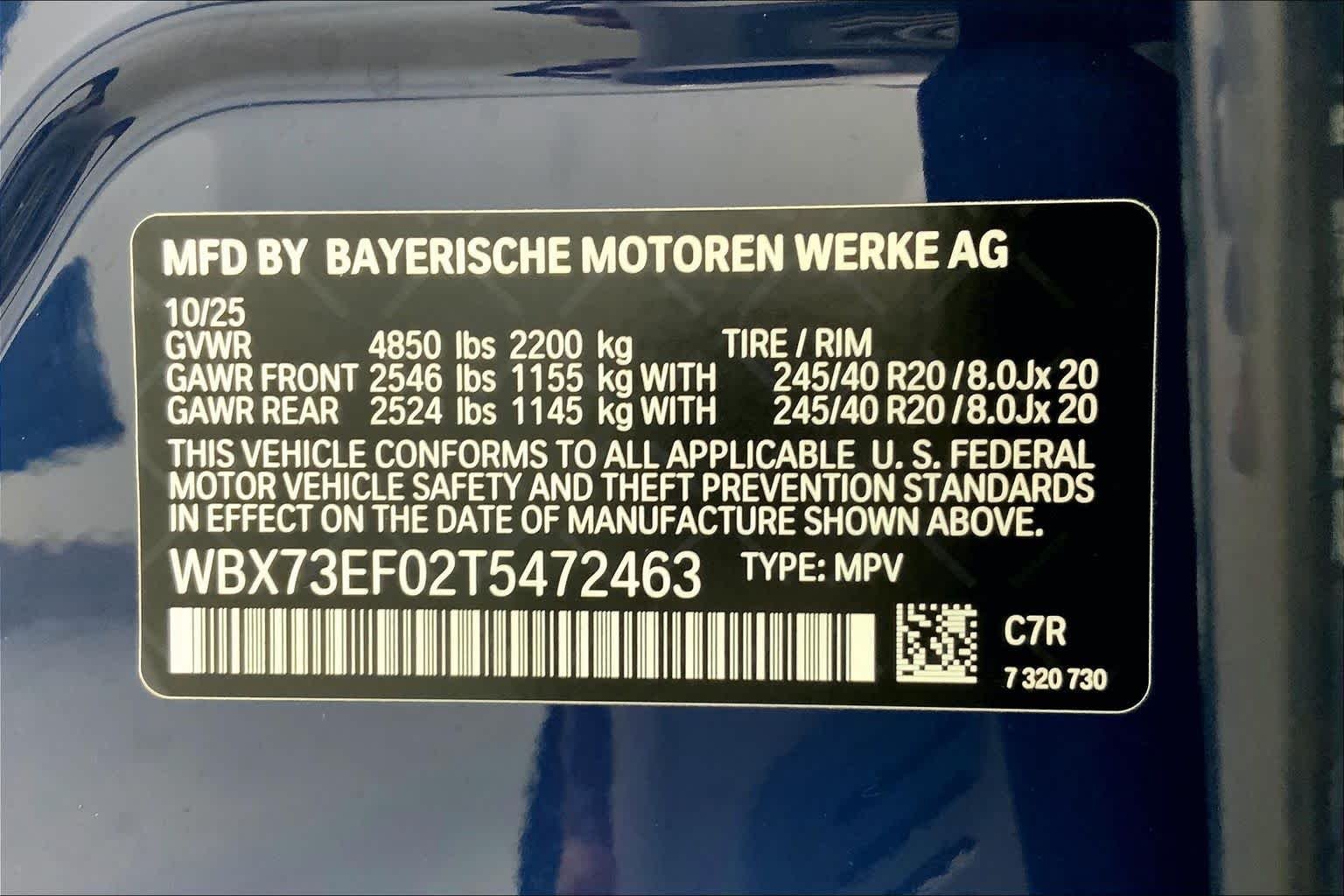 Certified Used 2026 Night Dusk Blue Metallic BMW xDrive28i image 36