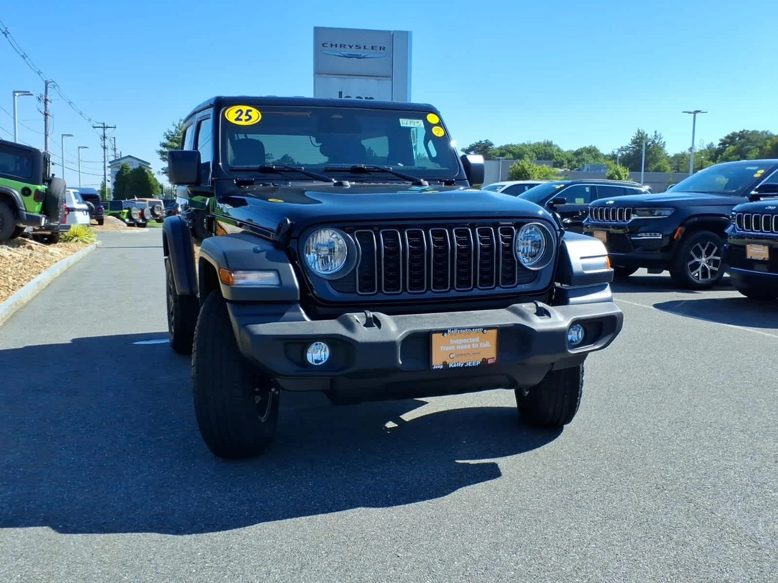 Certified Used 2025 Black Clearcoat Jeep Sport S image 4