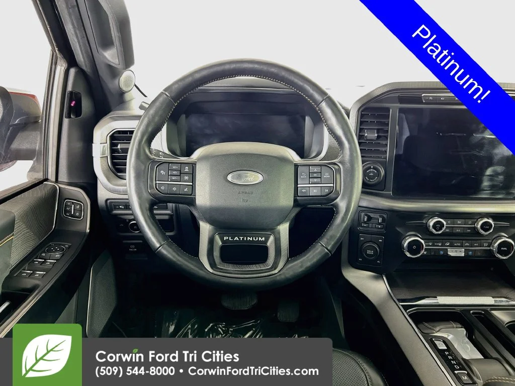 Used 2023 Rapid Red Metallic Tinted Clearcoat Ford Platinum image 27