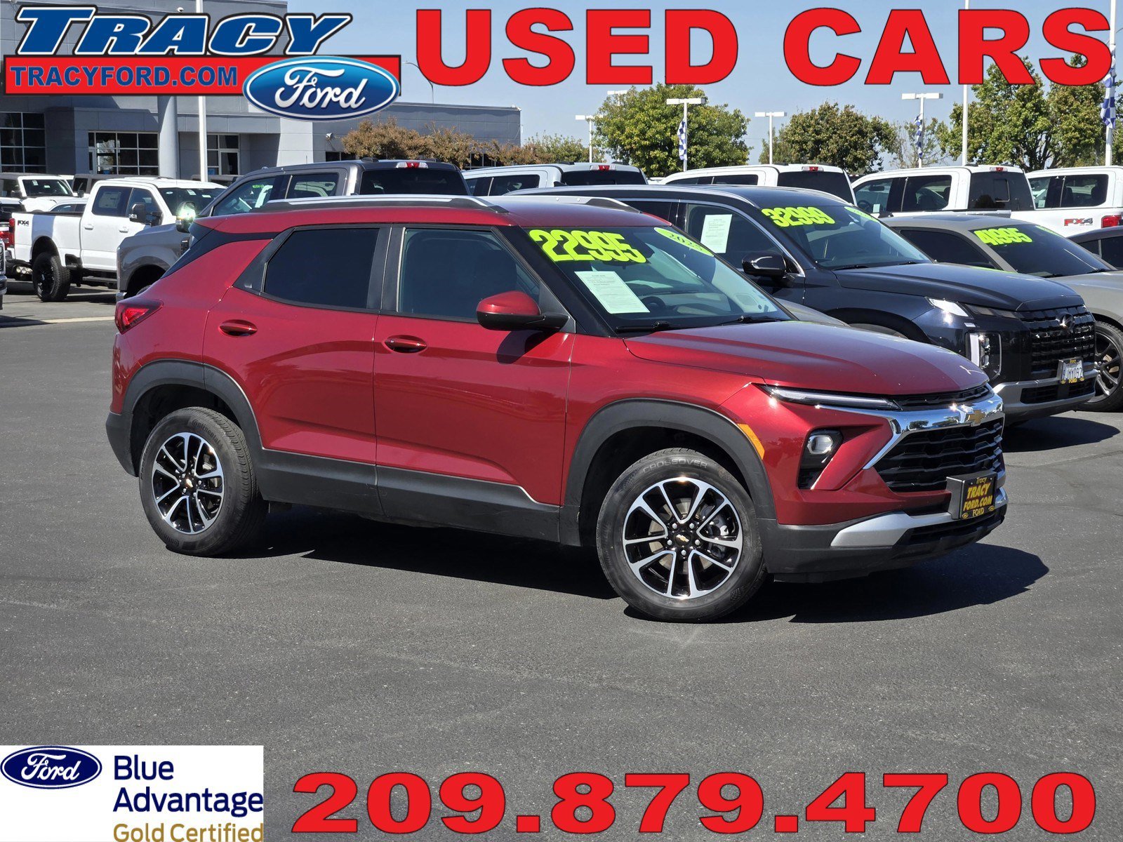 Certified Used 2025 Crimson Metallic Chevrolet LT image 1