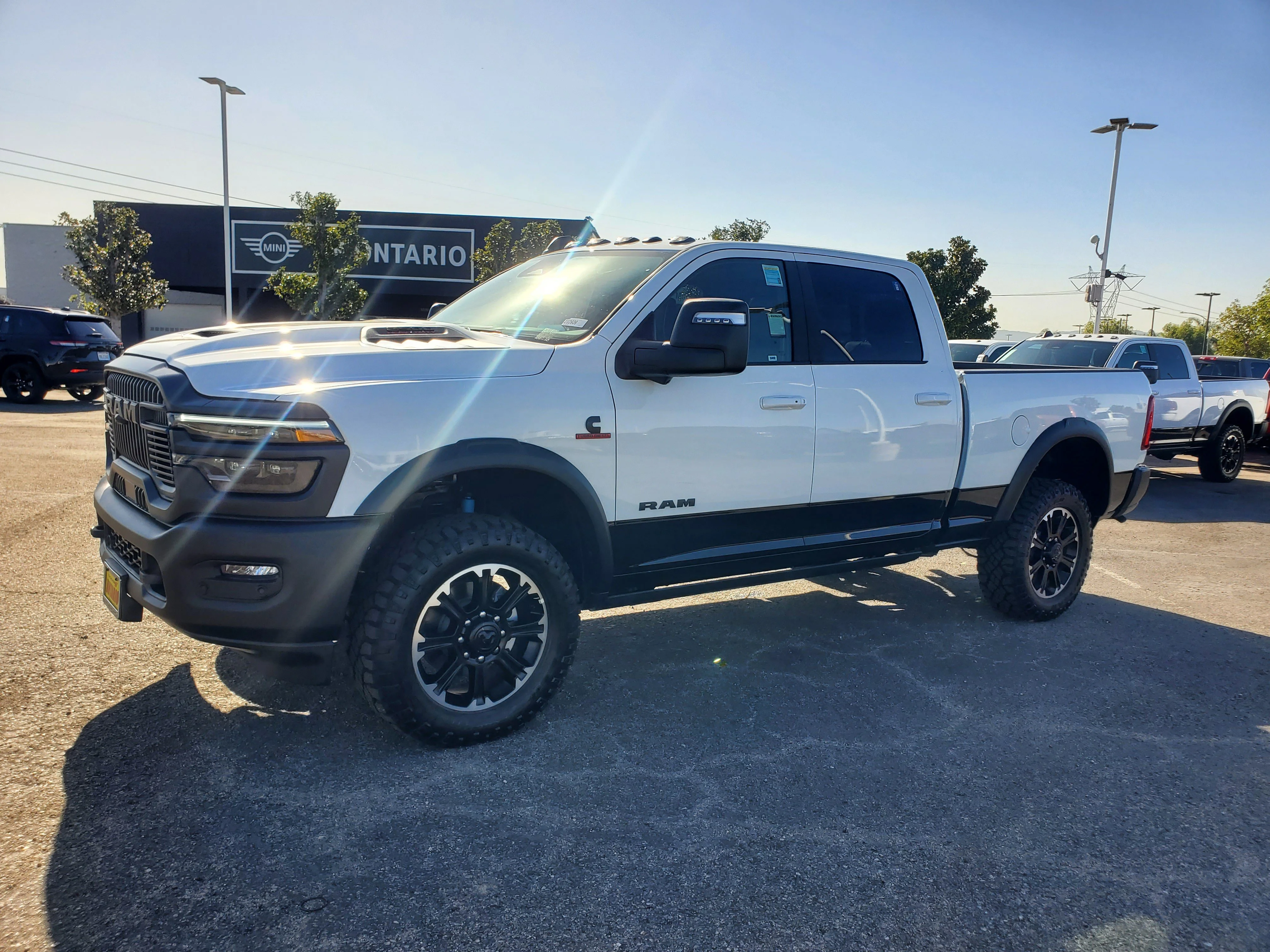 New 2026 Bright White Clearcoat RAM Rebel image 8