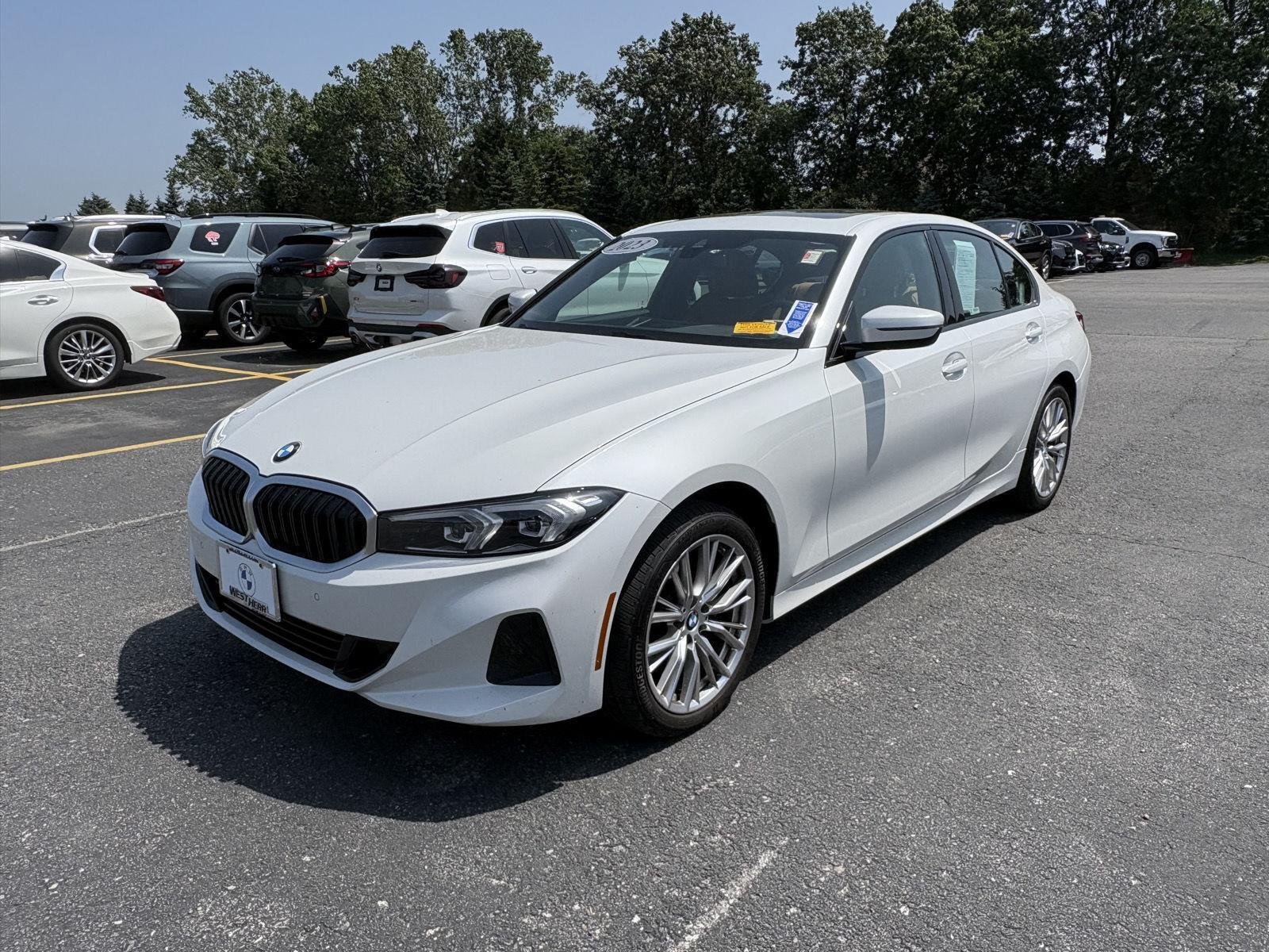 Used 2023 Mineral White Metallic BMW 330i xDrive image 3