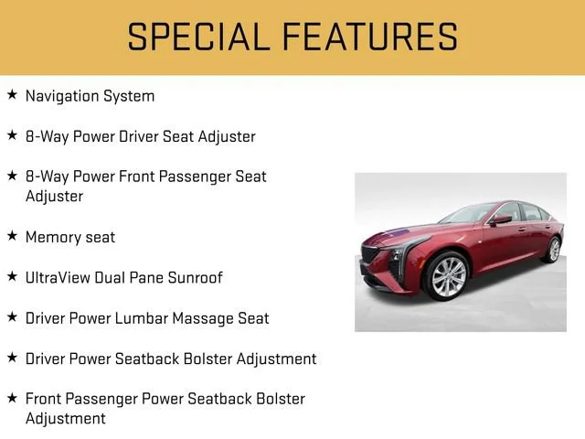 Used 2025 Radiant Red Tintcoat Cadillac Premium Luxury image 12