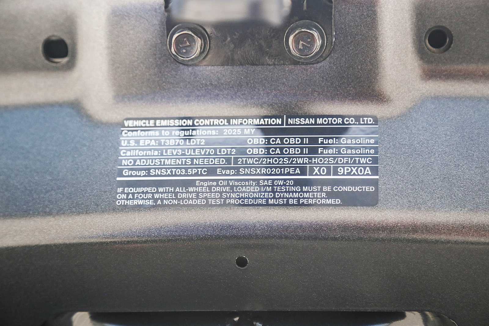 New 2025 Gun Metallic Nissan SV image 14