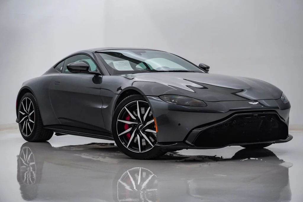 Used 2019 Magnetic Silver Aston Martin Coupe image 1