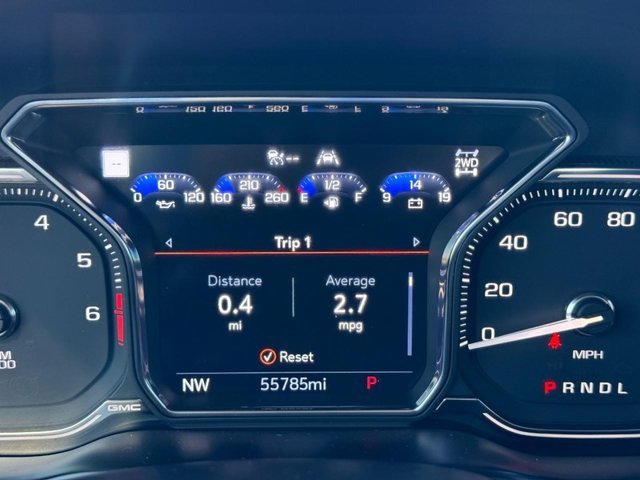 Used 2021 WHITE FROST TRICOAT GMC Denali image 22