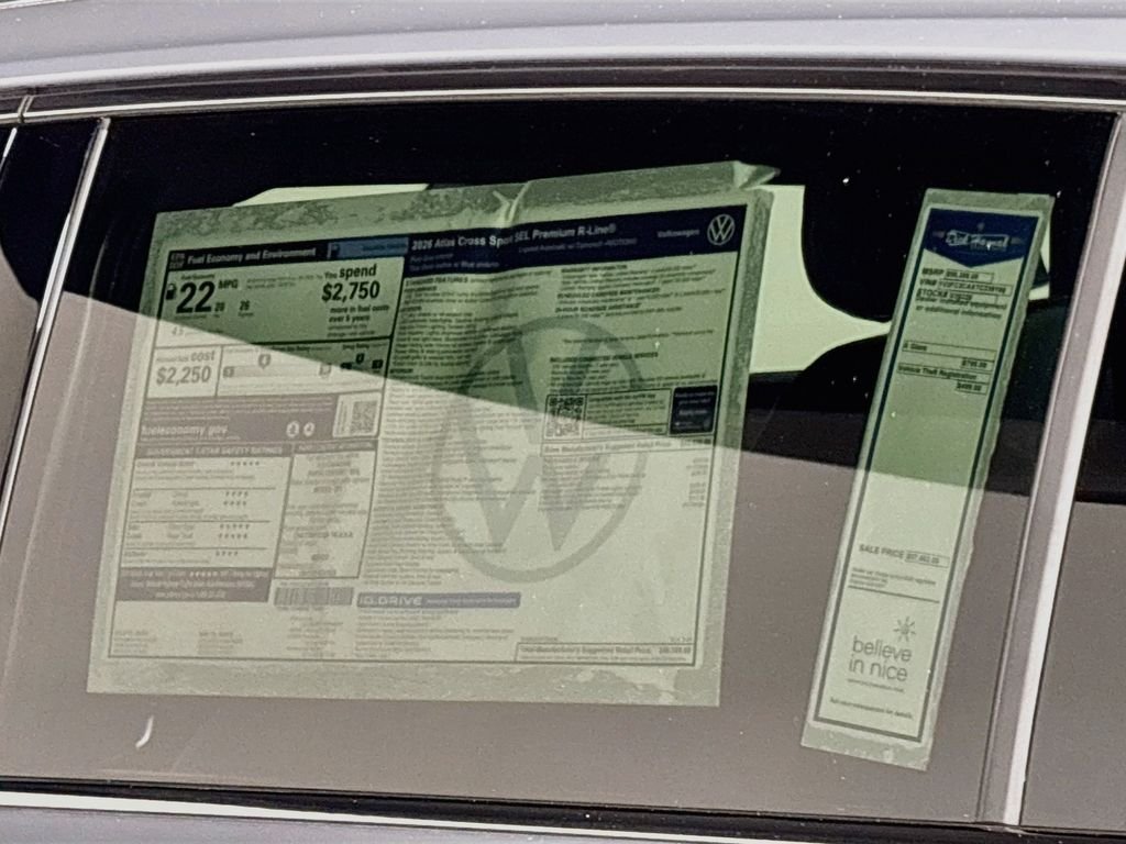 New 2026 Pure Gray Volkswagen SEL Premium R-Line image 25