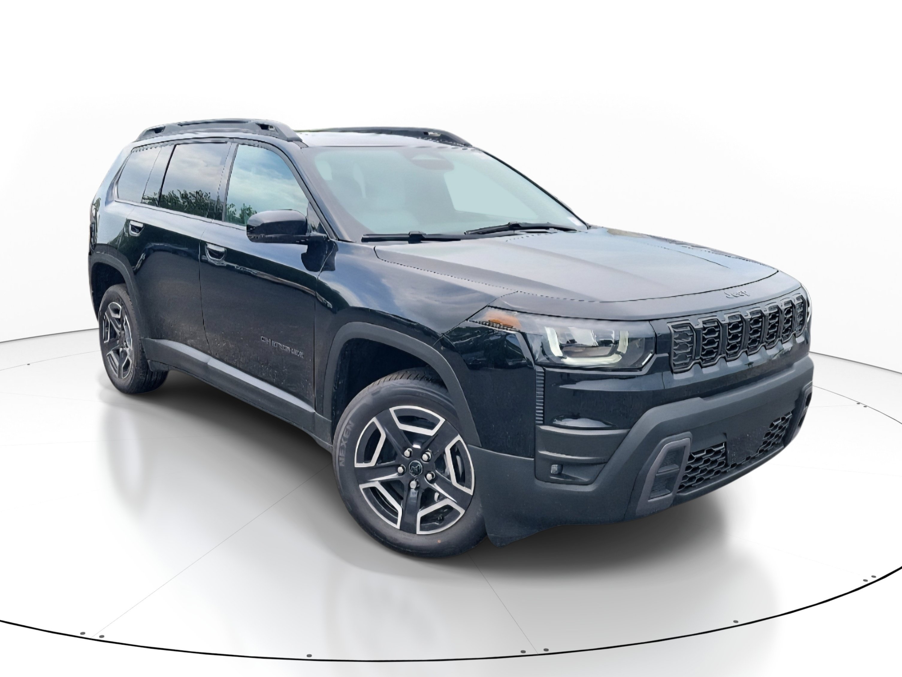 New 2026 Diamond Black Crystal Pearl-Coat Exterior Paint Jeep Limited image 1