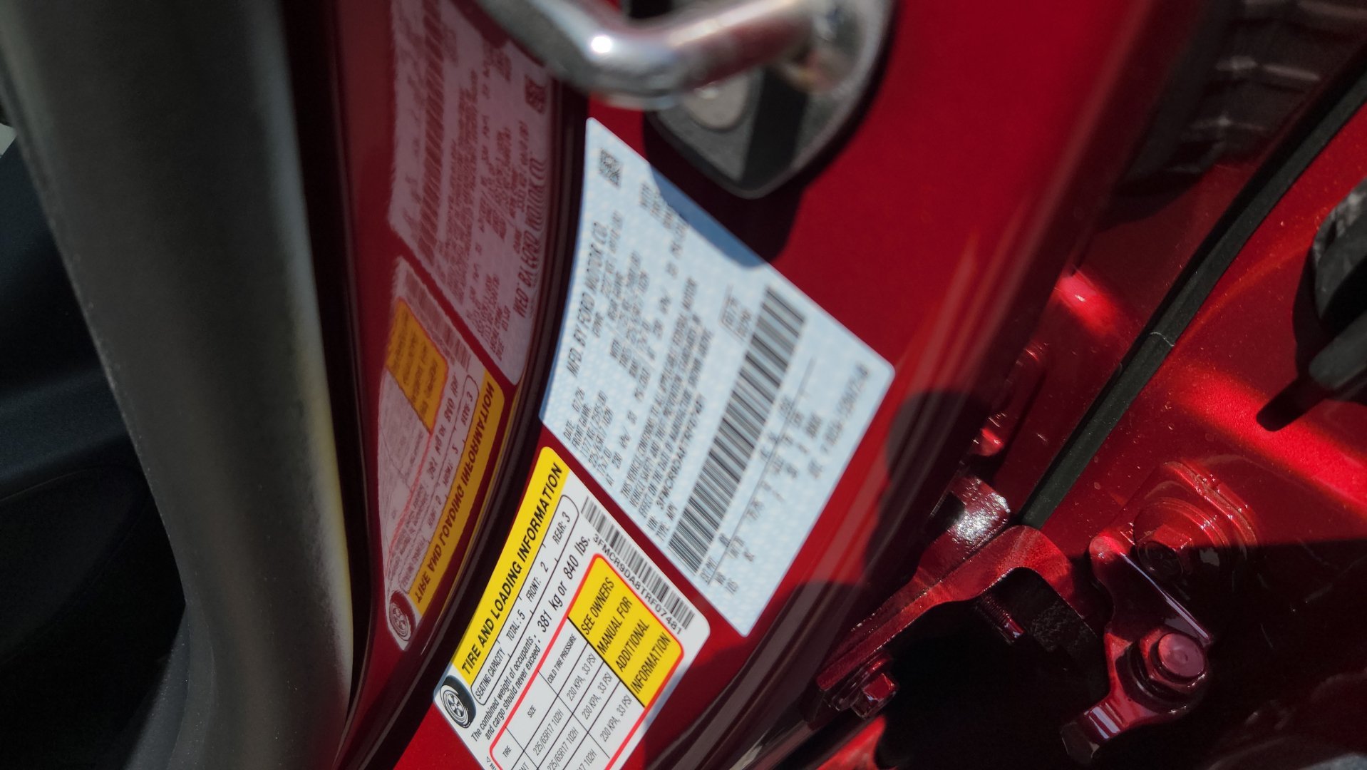 New 2026 Ruby Red Metallic Tinted Clearcoat Ford Badlands image 11