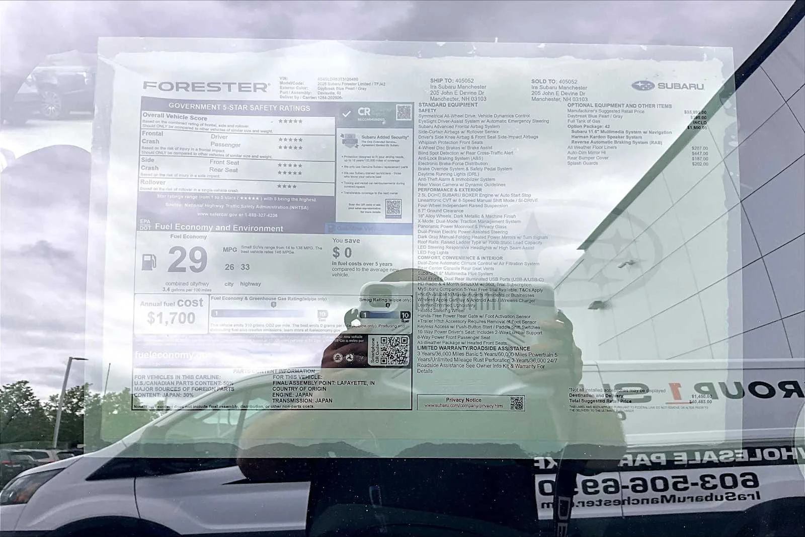 New 2026 Daybreak Blue Pearl Subaru Limited image 19
