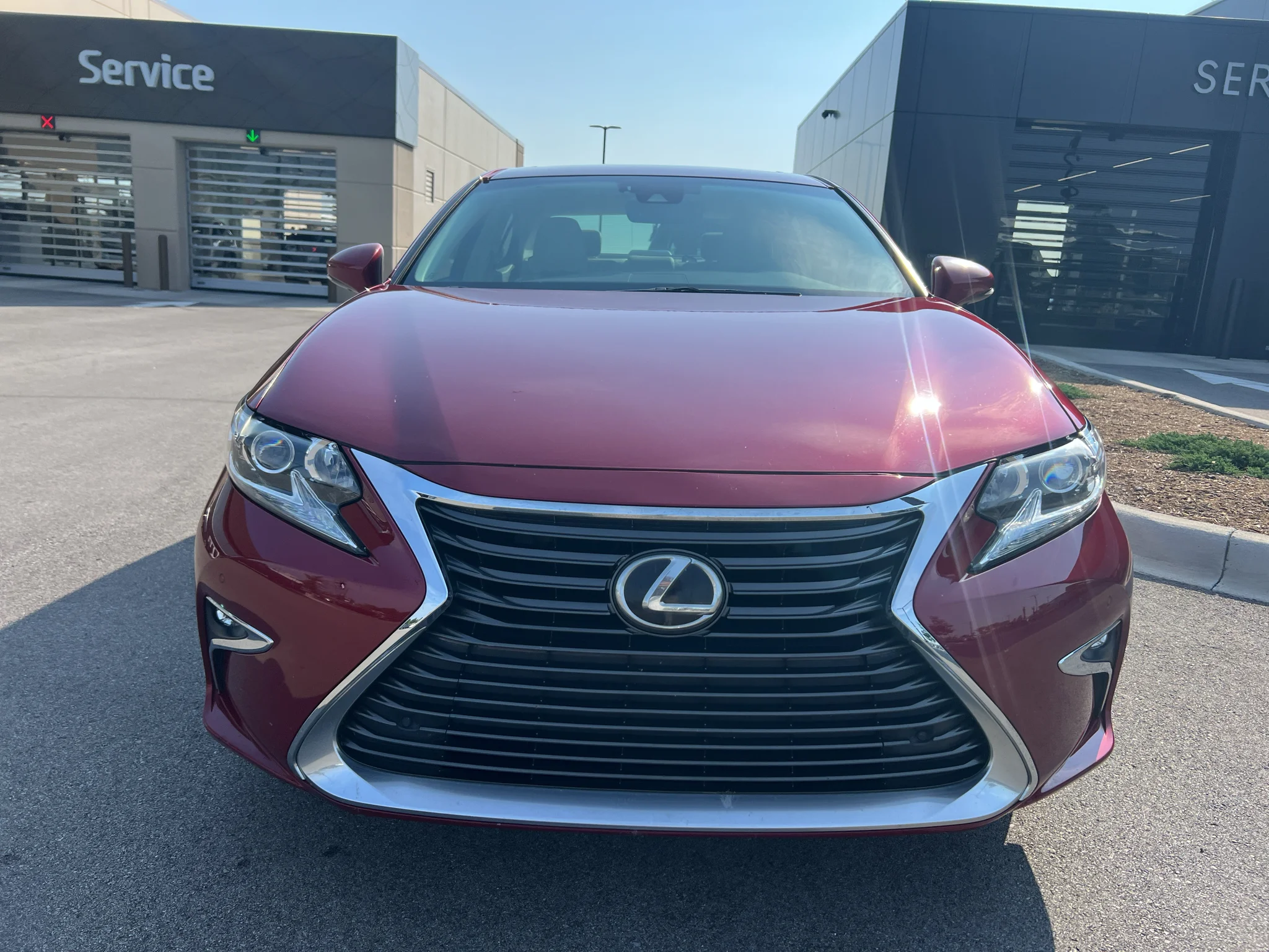 Used 2017 Matador Red Mica Lexus Base image 2