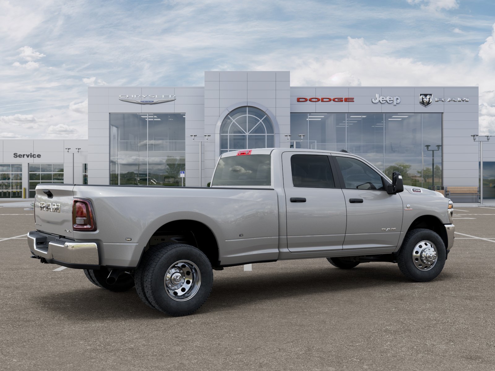 New 2026 Silver-Zynith Exterior Paint RAM Big Horn image 43