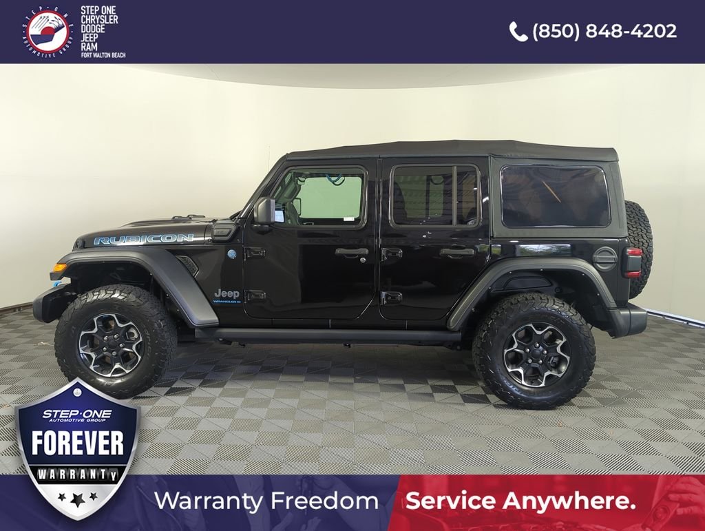 Used 2023 Black Jeep Rubicon 4xe image 3