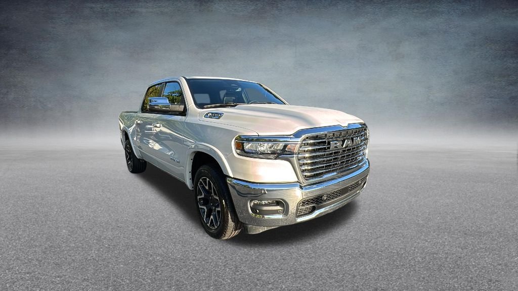 Used 2025 Ivory White Ram Laramie image 3