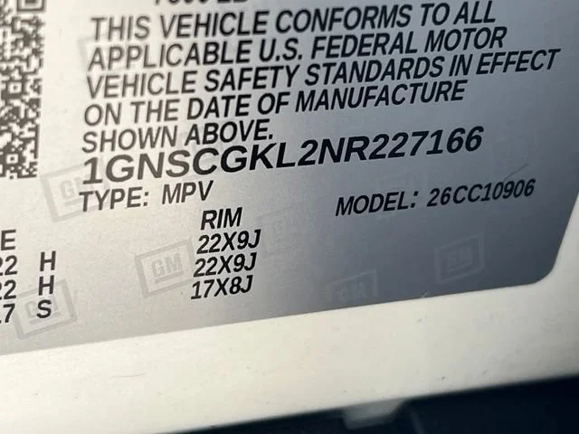 Used 2022 IRIDESCENT PEARL TRICOAT Chevrolet High Country image 16