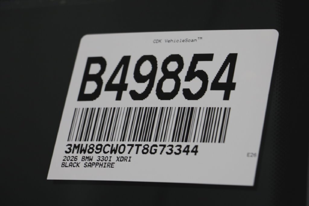 New 2026 Black Sapphire Metallic BMW 330i xDrive image 25