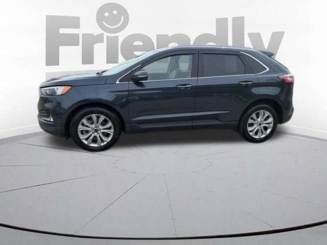Used 2023 Blue Ford Titanium image 3