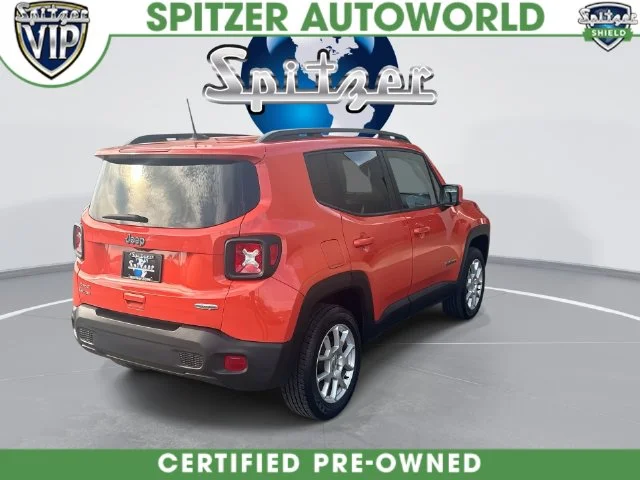Certified Used 2021 Orange Jeep Latitude image 10
