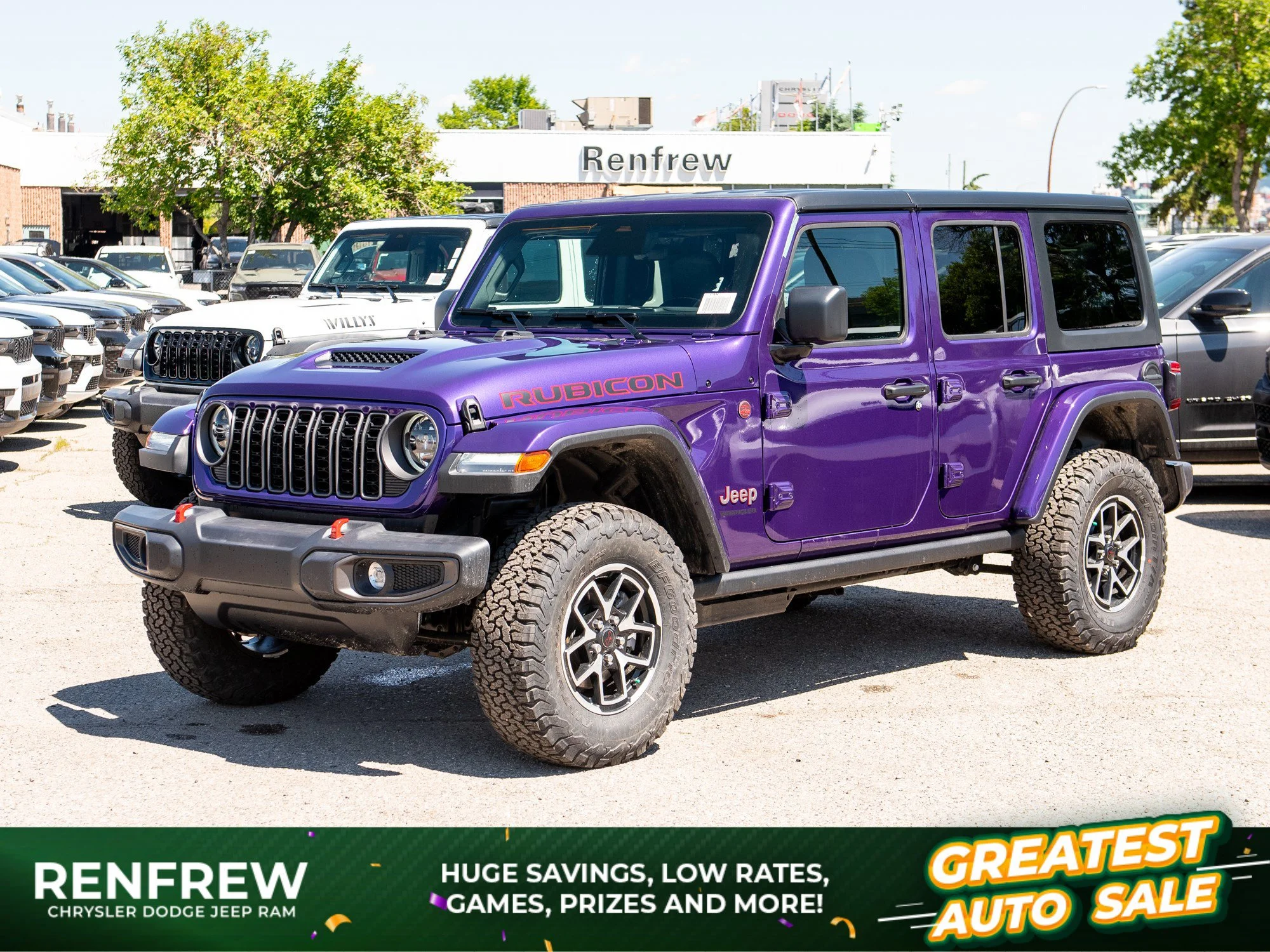 New 2026 reign Jeep Rubicon* 4 Door 4x4, Nappa Leather, Safety Group, Front/Rear Lockers image 1