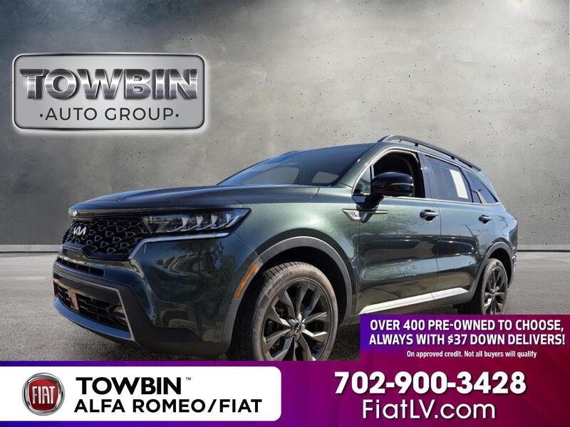 Used 2022 Aruba Green KIA X-LINE EX AWD image 1