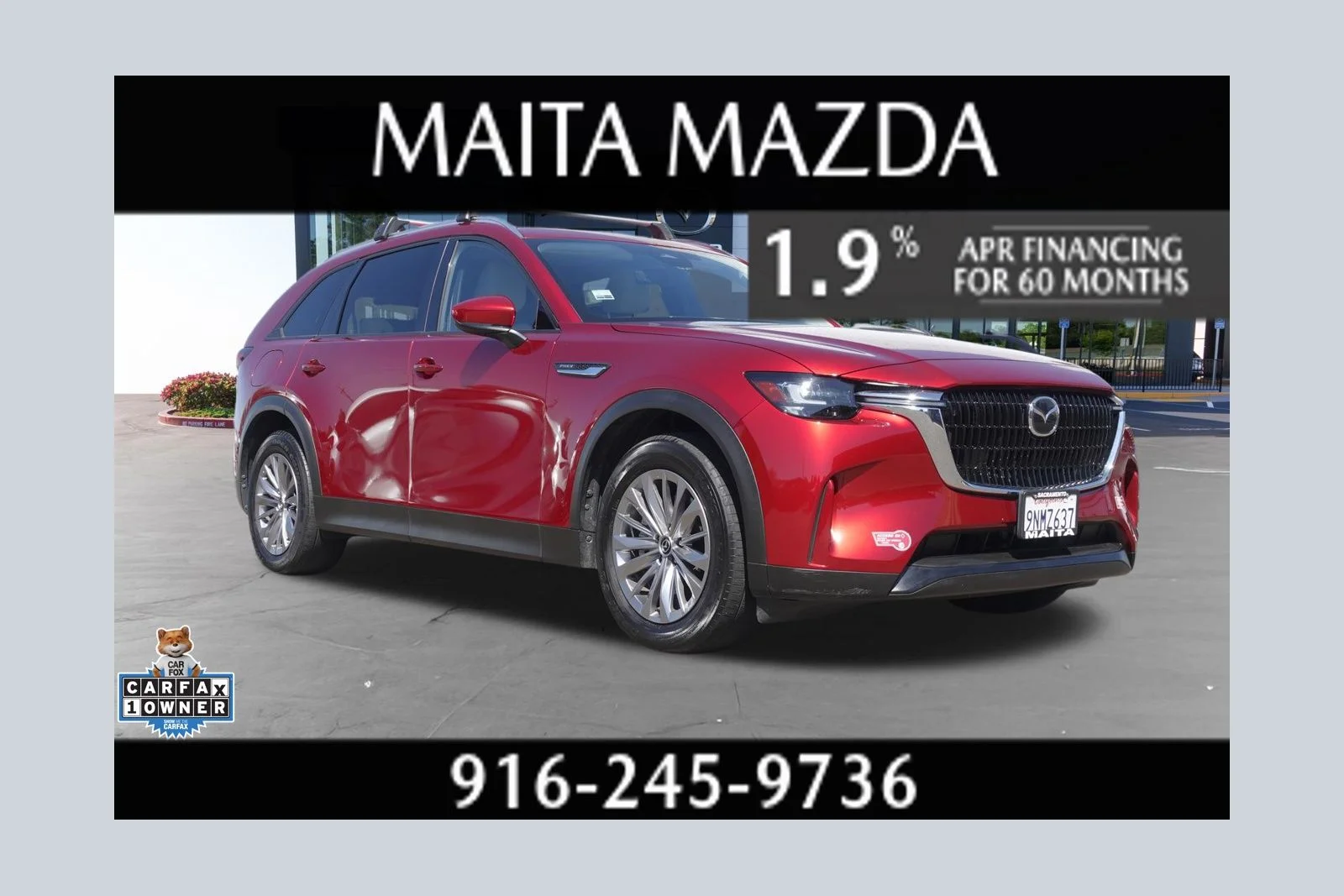 Certified Used 2024 Soul Red Crystal Metallic Mazda Preferred image 1