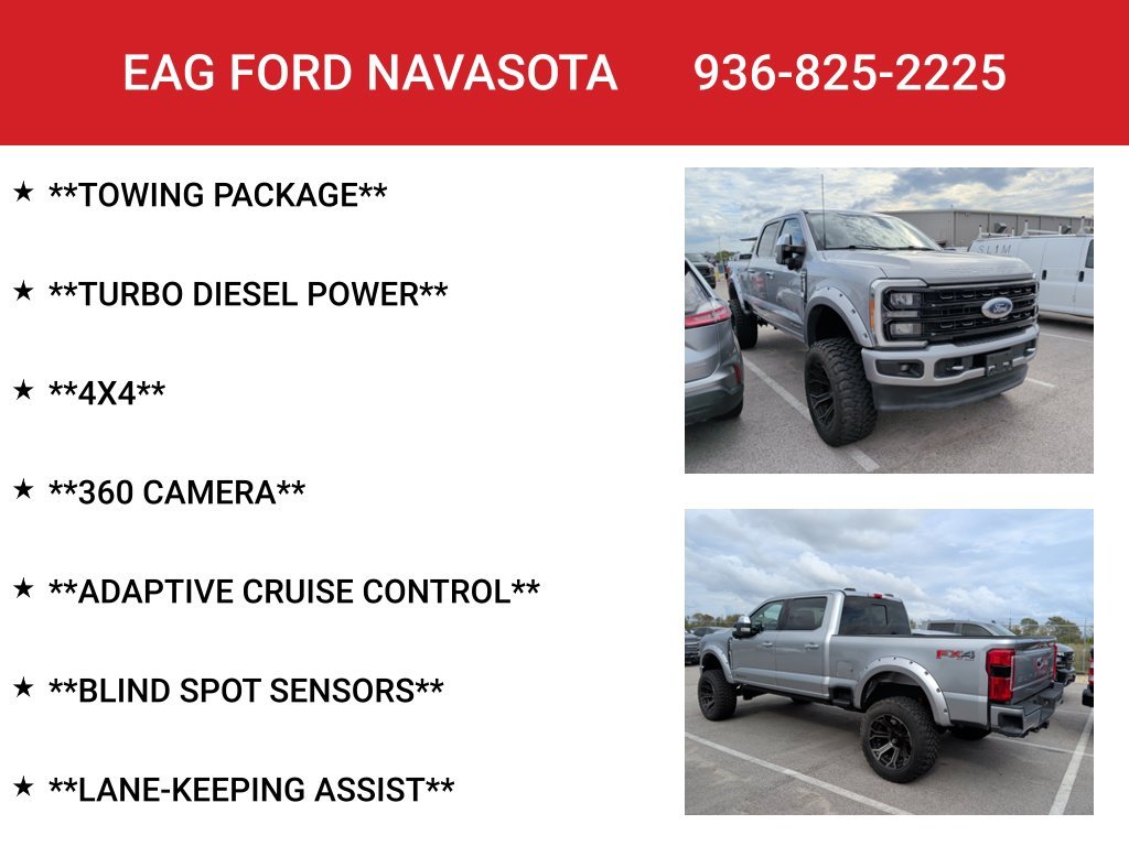 Used 2023 Iconic Silver Metallic Ford Lariat image 8