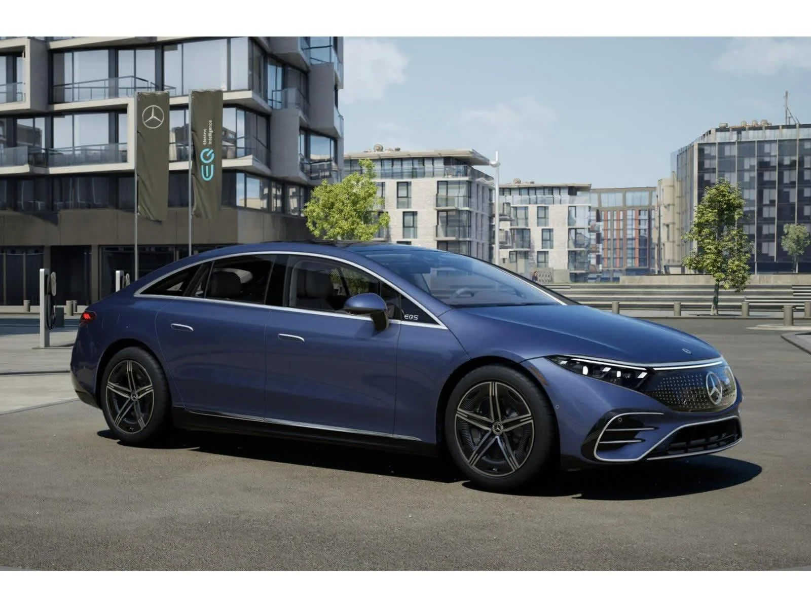 New 2026 Twilight Blue Metallic Mercedes-Benz EQS 450 image 11