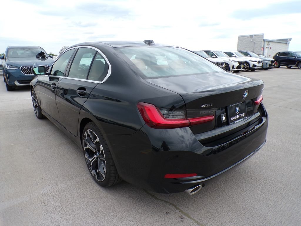 Certified Used 2025 Black Sapphire Metallic BMW 330i xDrive image 4
