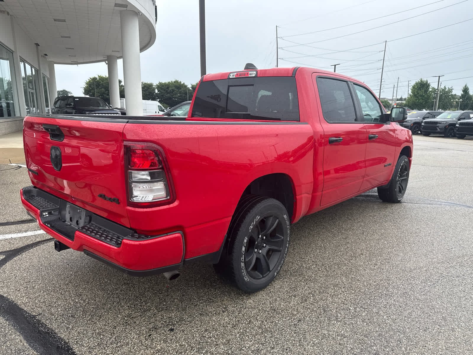 Used 2023 Flame Red Clearcoat Ram Big Horn image 3