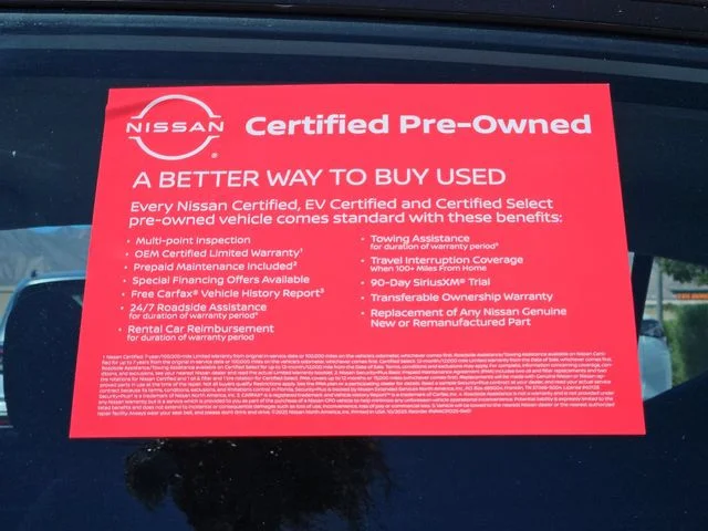 Certified Used 2025 Glacier White Nissan 2.5 SV image 4