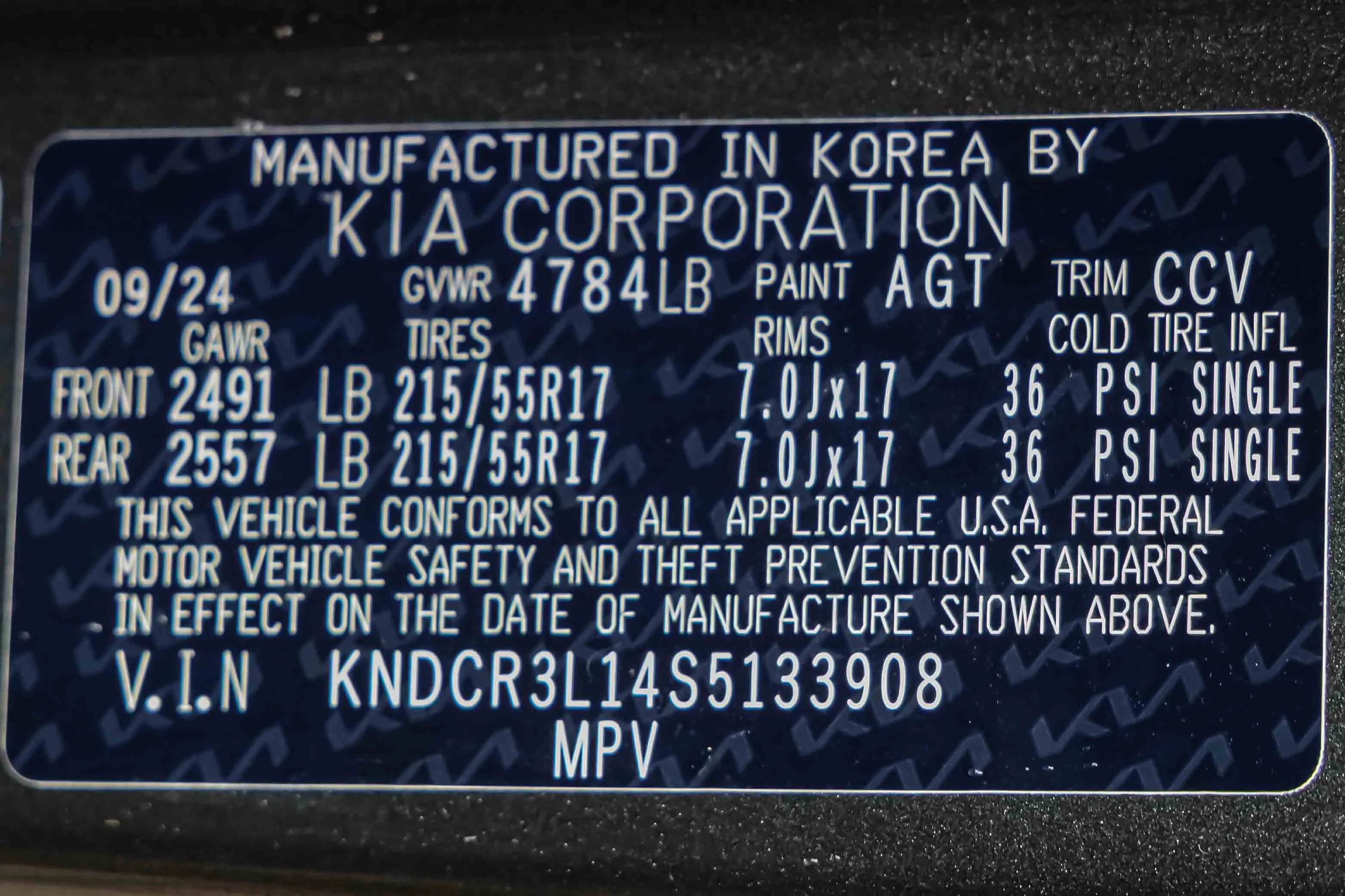 Certified Used 2025 Interstellar Gray Kia Wind image 9