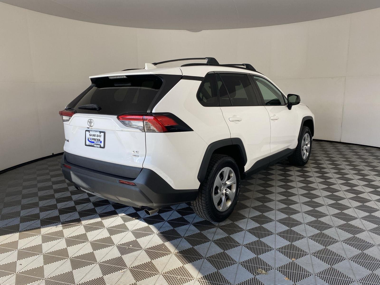 Used 2021 Super White Toyota LE image 8