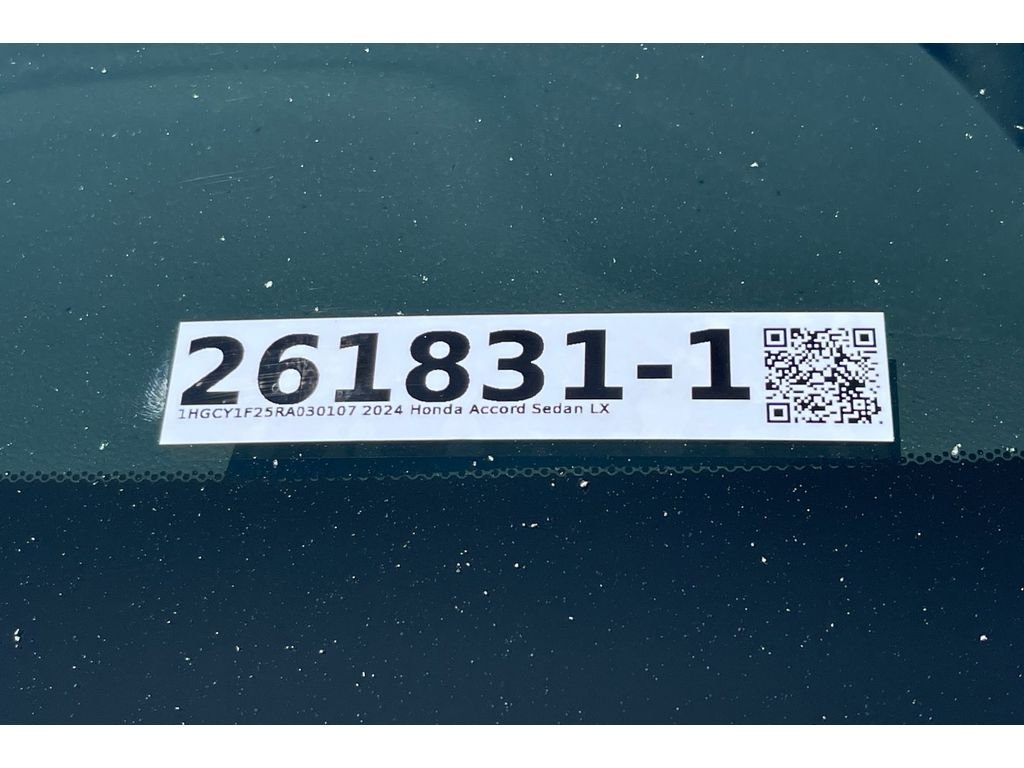 Used 2024 Crystal Black Pearl Honda LX image 20