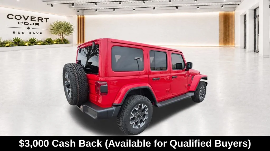 New 2026 Firecracker Red Clear-Coat Exterior Paint Jeep Sahara image 11