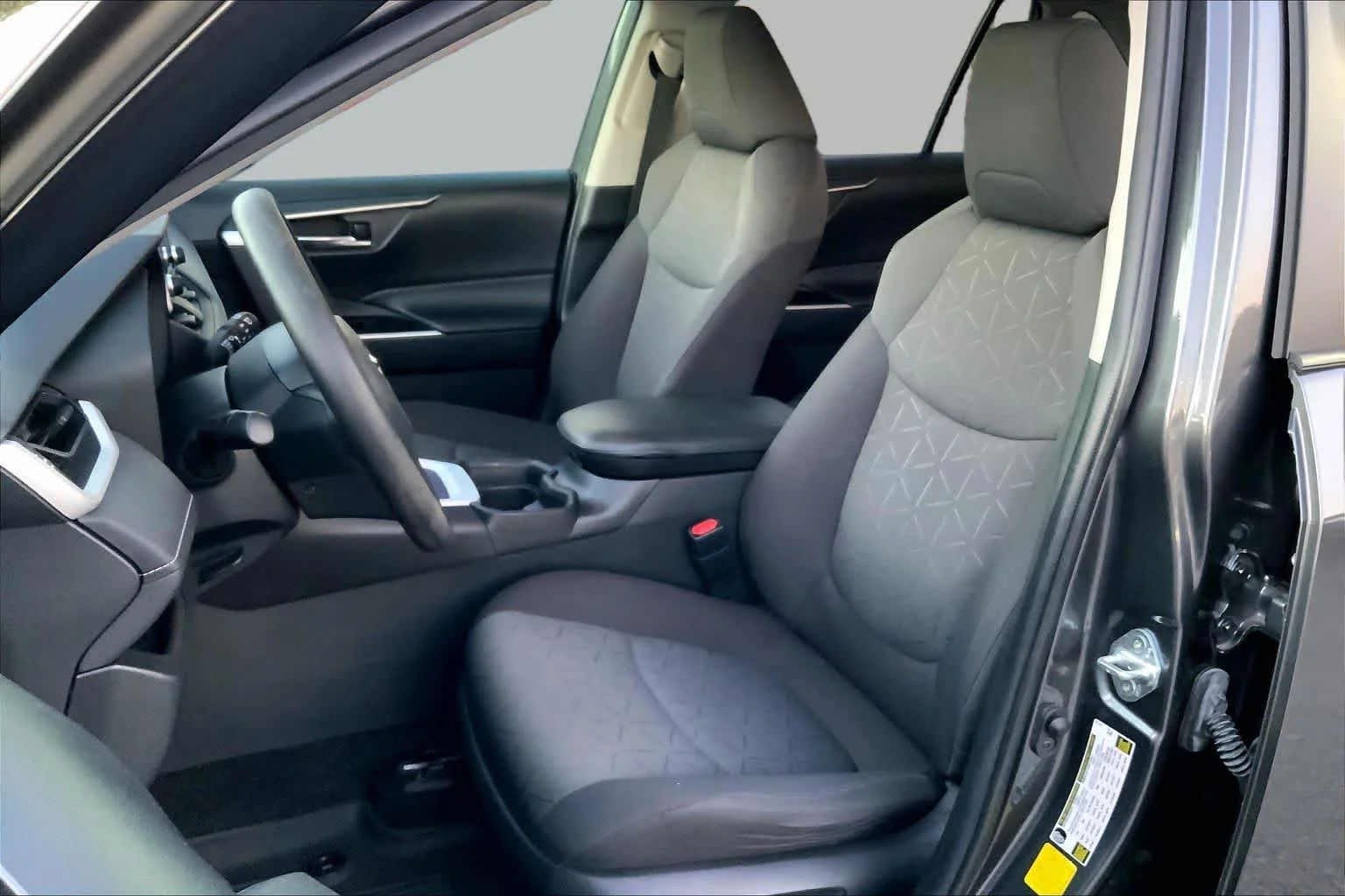 Used 2021 Magnetic Gray Metallic Toyota XLE image 7
